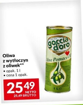 Makro Oliwa z wytłoczyn z oliwek 1l oferta