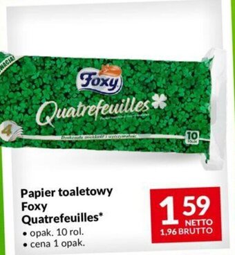 Makro Papier toaletowy Foxy Quatrefeuilles oferta