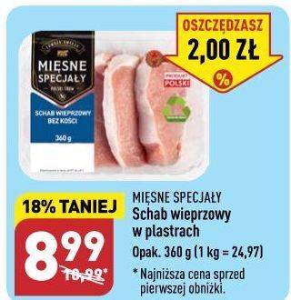 ALDI Schab wieprzowy bez kości mięsne specjały zawsze świeże (aldi) oferta