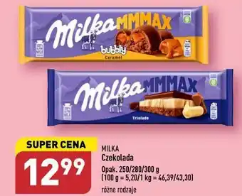 ALDI Czekolada bubbly milka mmmax oferta