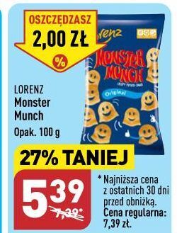 ALDI Chrupki lorenz monster munch oferta