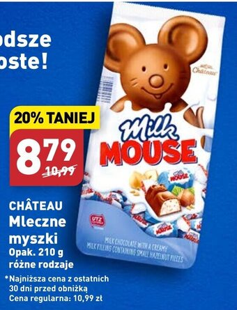 ALDI CHÂTEAU Mleczne myszki Opak. 210 g oferta