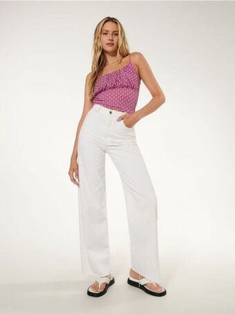 Sinsay Crop top ze wzorem oferta
