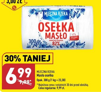 ALDI MLECZNA RZEKA Masło osełka 300g oferta