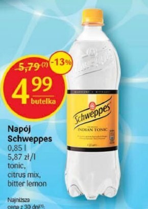 Delikatesy Centrum Schweppes citrus mix napój gazowany 0,85 l oferta