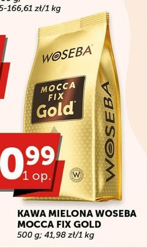 Groszek Woseba mocca fix gold kawa palona mielona 250 g oferta