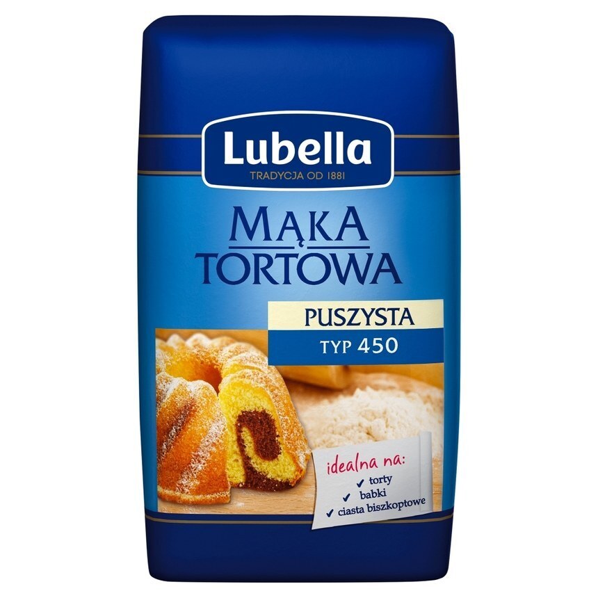 Odido Lubella mąka puszysta tortowa typ 450 1 kg oferta