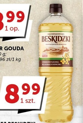 Groszek Beskidzki olej rzepakowy 100 % 1 l oferta