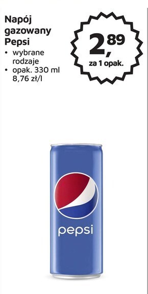 Odido Pepsi napój gazowany o smaku cola 330 ml oferta