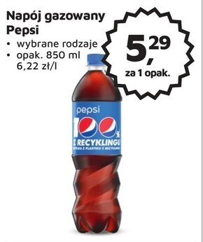 Odido Pepsi napój gazowany o smaku cola 0,85 l oferta