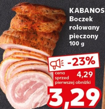 Kaufland Boczek kabanos oferta