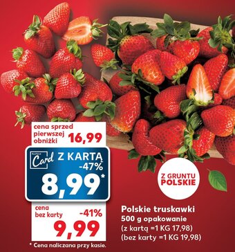 Kaufland Polskie truskawki 500 g oferta