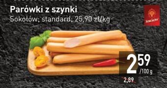 Stokrotka Sokołów Parówki z szynki 100g oferta