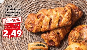 Kaufland Snack z pomidorami i mozzarellą 100 g oferta