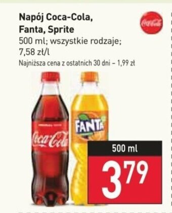 Stokrotka Napój Coca-Cola, Fanta, Sprite 500ml oferta
