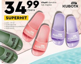 Biedronka KUBOTA Klapki damskie lub męskie oferta