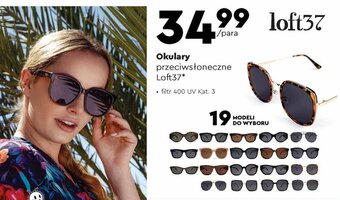 Biedronka Loft37 Okulary przeciwsłoneczne oferta