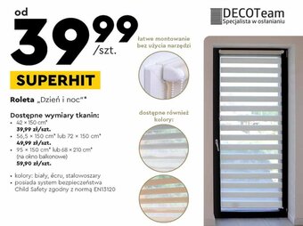 Biedronka DECOTeam Roleta ,,Dzień i noc"* oferta