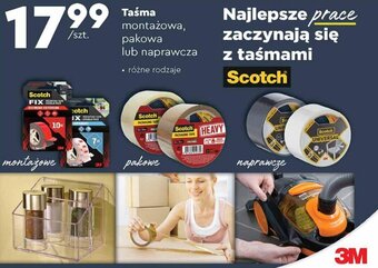 Biedronka Scotch Taśma montażowa, pakowa lub naprawcza oferta