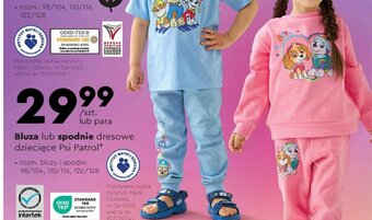Biedronka Bluza lub spodnie dresowe dziecięce Psi Patrol oferta