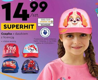 Biedronka Czapka z daszkiem z licencją oferta
