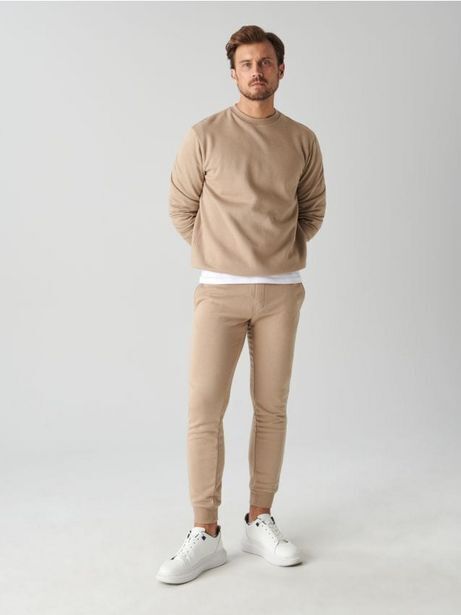 Sinsay Spodnie dresowe slim jogger oferta