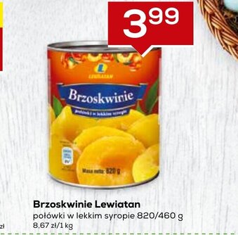 Lewiatan Brzoskwinie połówki Lewiatan 820g oferta