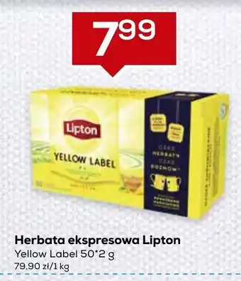 Lewiatan Herbata czarna ekspresowa Lipton 50torebek oferta