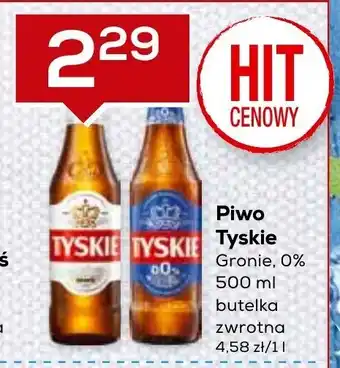 Lewiatan Piwo Tyskie Gronie, 0% 500ml oferta