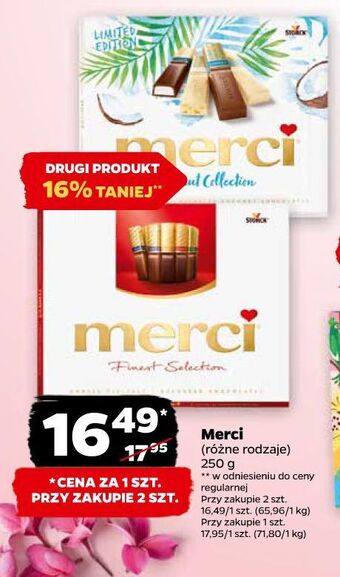Netto Bombonierka coconut collection storck merci oferta