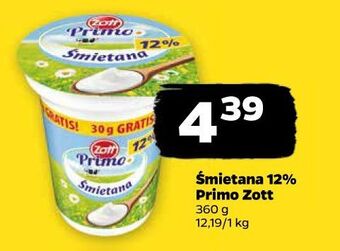 Netto Śmietana 12 % zott primo oferta