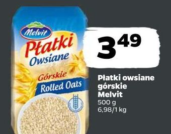 Netto Płatki owsiane górskie melvit oferta