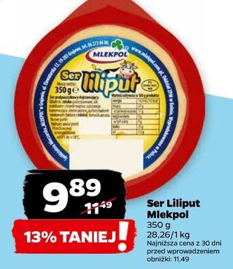 Netto Ser liliput mlekpol oferta