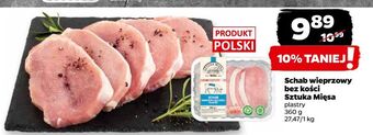 Netto Schab wiieprzowy plastry sztuka mięsa netto oferta