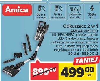 Carrefour Odkurzacz pionowy leste vm 8100 amica oferta