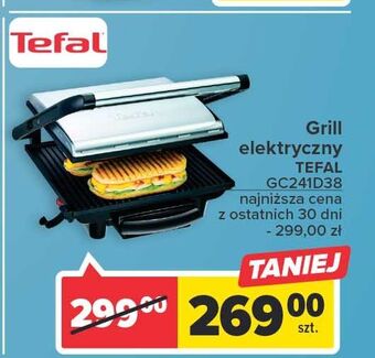 Carrefour Grill elektryczny gc241d38 tefal oferta