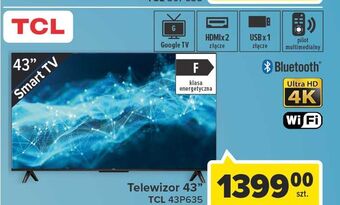 Carrefour Telewizor 43 led 43p635 tcl oferta