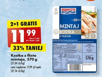 Biedronka Mintaj kostka abramczyk oferta