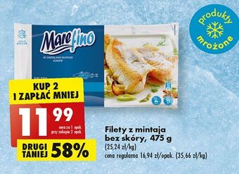 Biedronka Filet z mintaja mare fino oferta