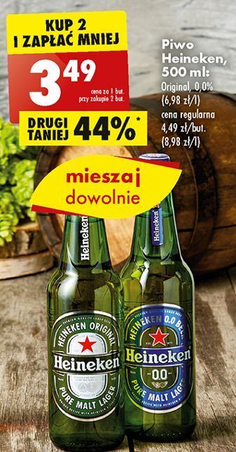 Biedronka Piwo heineken oferta