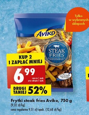 Biedronka Frytki aviko steak fries oferta