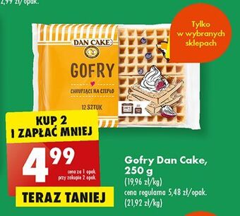 Biedronka Gofry dan cake oferta