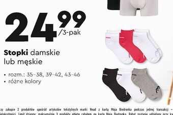 Biedronka Stopki damskie 35-38 head oferta