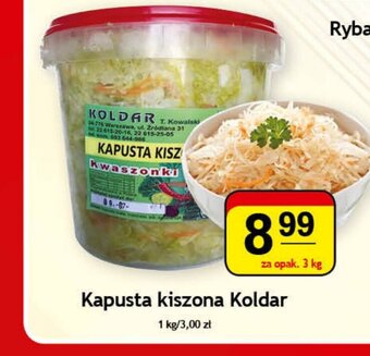 Gram Market Kapusta kiszona Koldar 3kg oferta