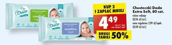 Biedronka Chusteczki wilgotne comfort dada extra soft oferta