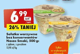 Sałatka warzywna z groszkiem nasze smaki