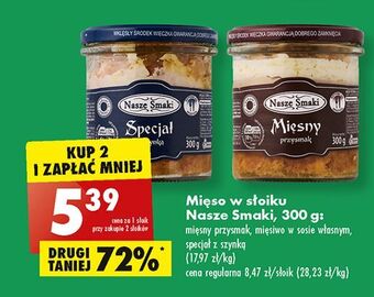Biedronka Mięsiwo w sosie własnym nasze smaki oferta