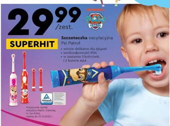 Biedronka Szczoteczka oscylacyjna psi patrol oferta