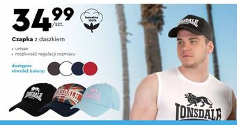 Biedronka Czapka z daszkiem lonsdale oferta