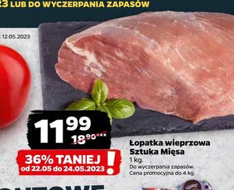 Netto Łopatka wieprzowa sztuka mięsa oferta